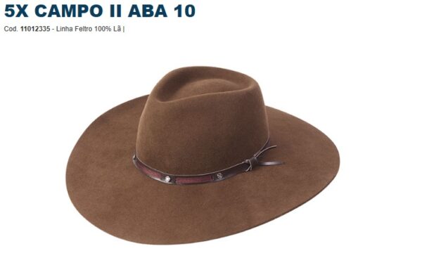 CHAPEU 11012335 5X CAMPO II ABA 10