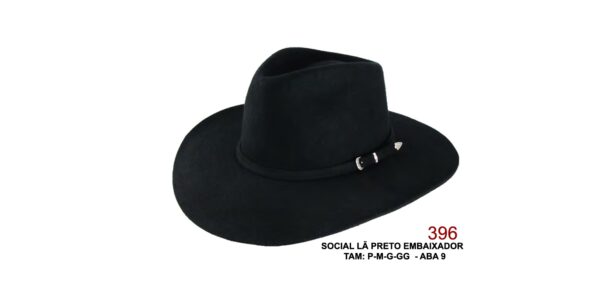CHAPEU 396 SOCIAL EMBAIXADOR LA PRETO - MDL
