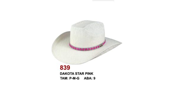CHAPEU 839 DAKOTA STAR PINK - MDL