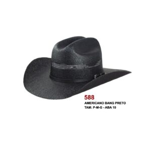 CHAPEU 588 AMERICANO BANG PRETO - MDL