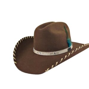 CHAPEU 445 AMERICANO LA MARROM AMAZOM