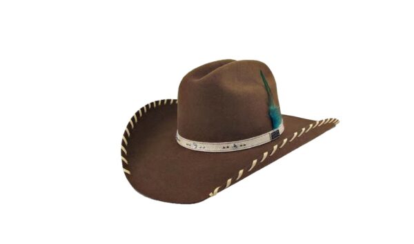 CHAPEU 445 AMERICANO LA MARROM AMAZOM